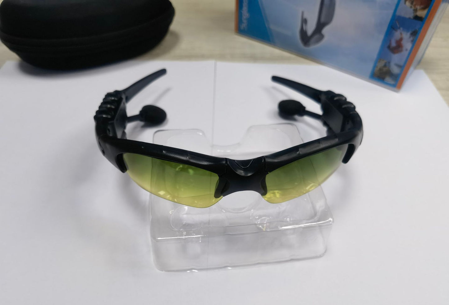 Bluetooth polarized riding glasses