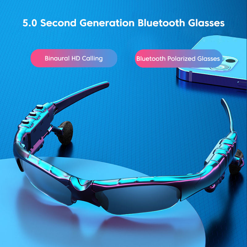 Bluetooth polarized riding glasses