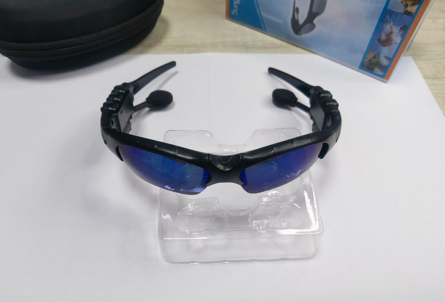 Bluetooth polarized riding glasses
