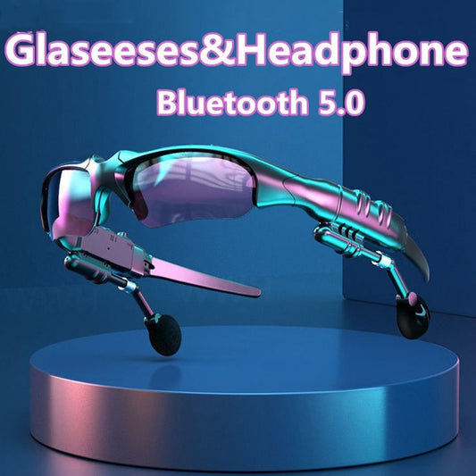 Bluetooth polarized riding glasses