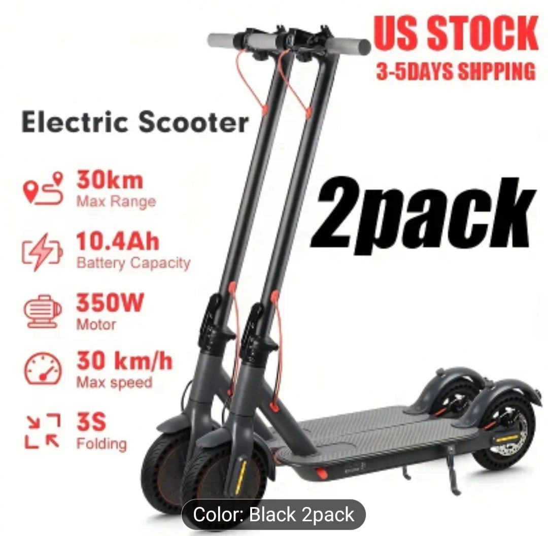 2 pack of folding e-scooters