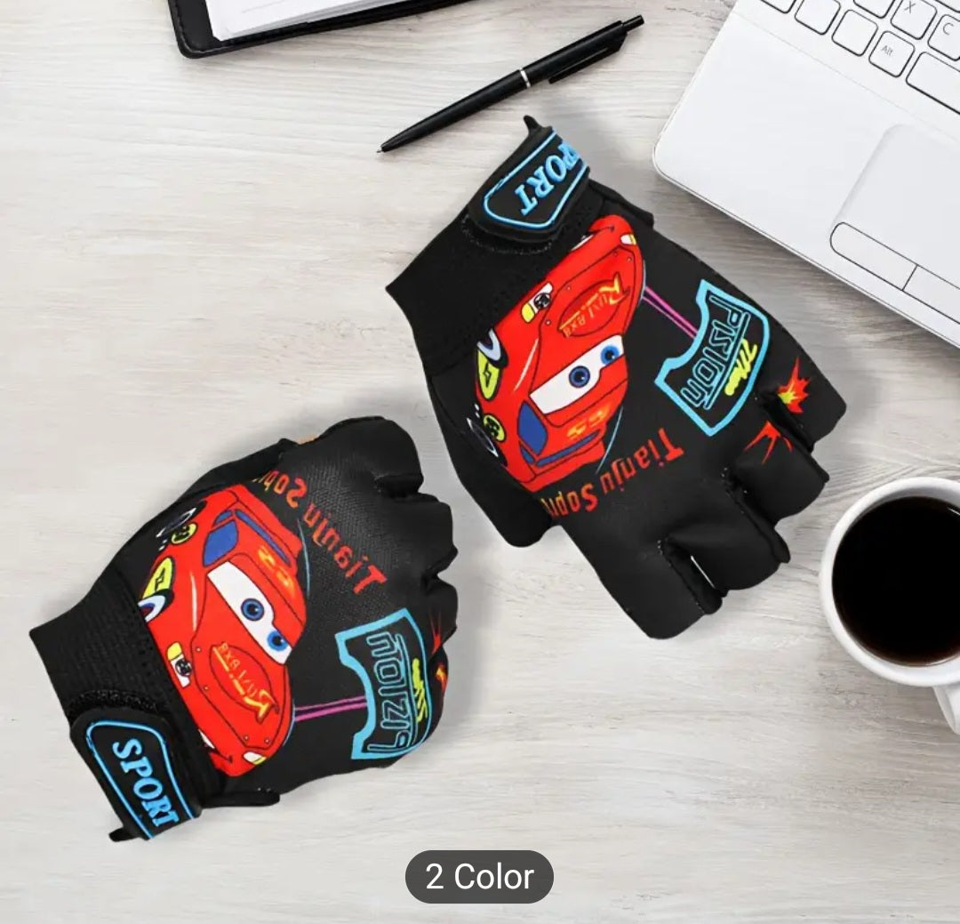 Basic kids fingerless gloves