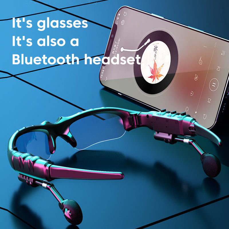 Bluetooth polarized riding glasses
