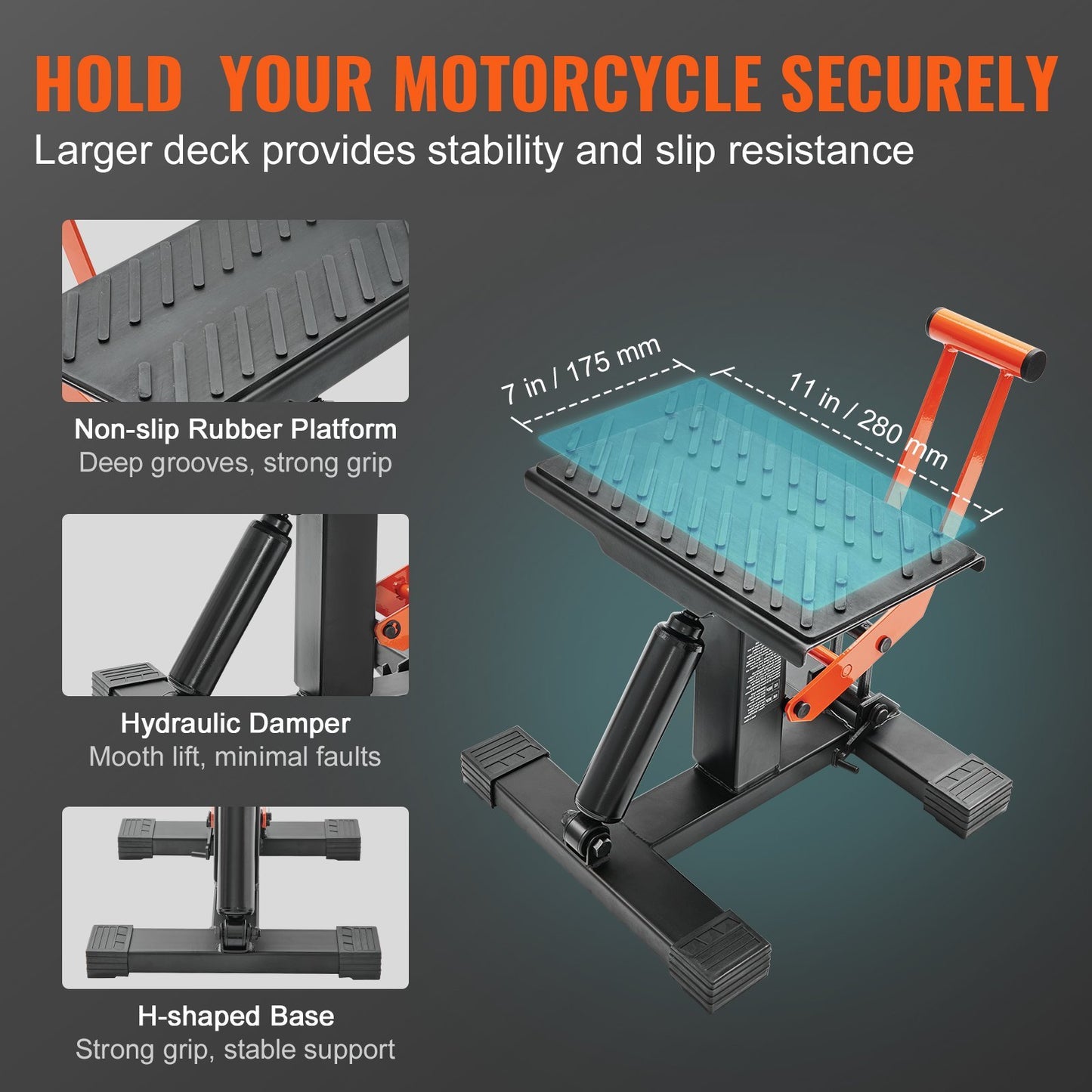 Dirt Bike Lift Stand 440 Lbs Capacity