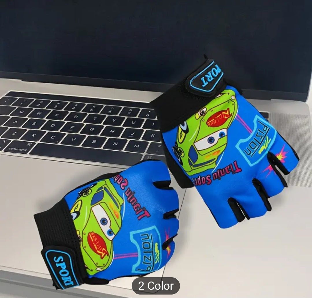 Basic kids fingerless gloves