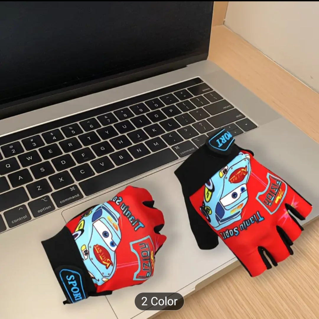Basic kids fingerless gloves