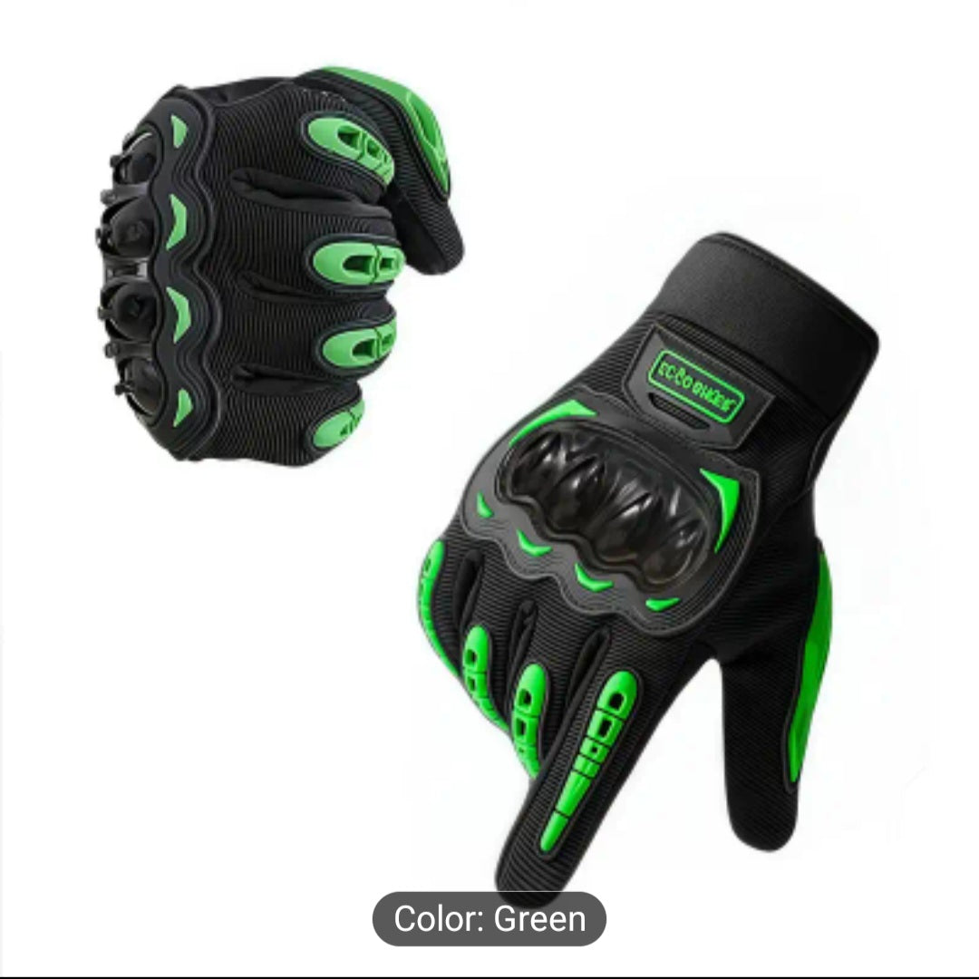 Teen-adult armored riding gloves