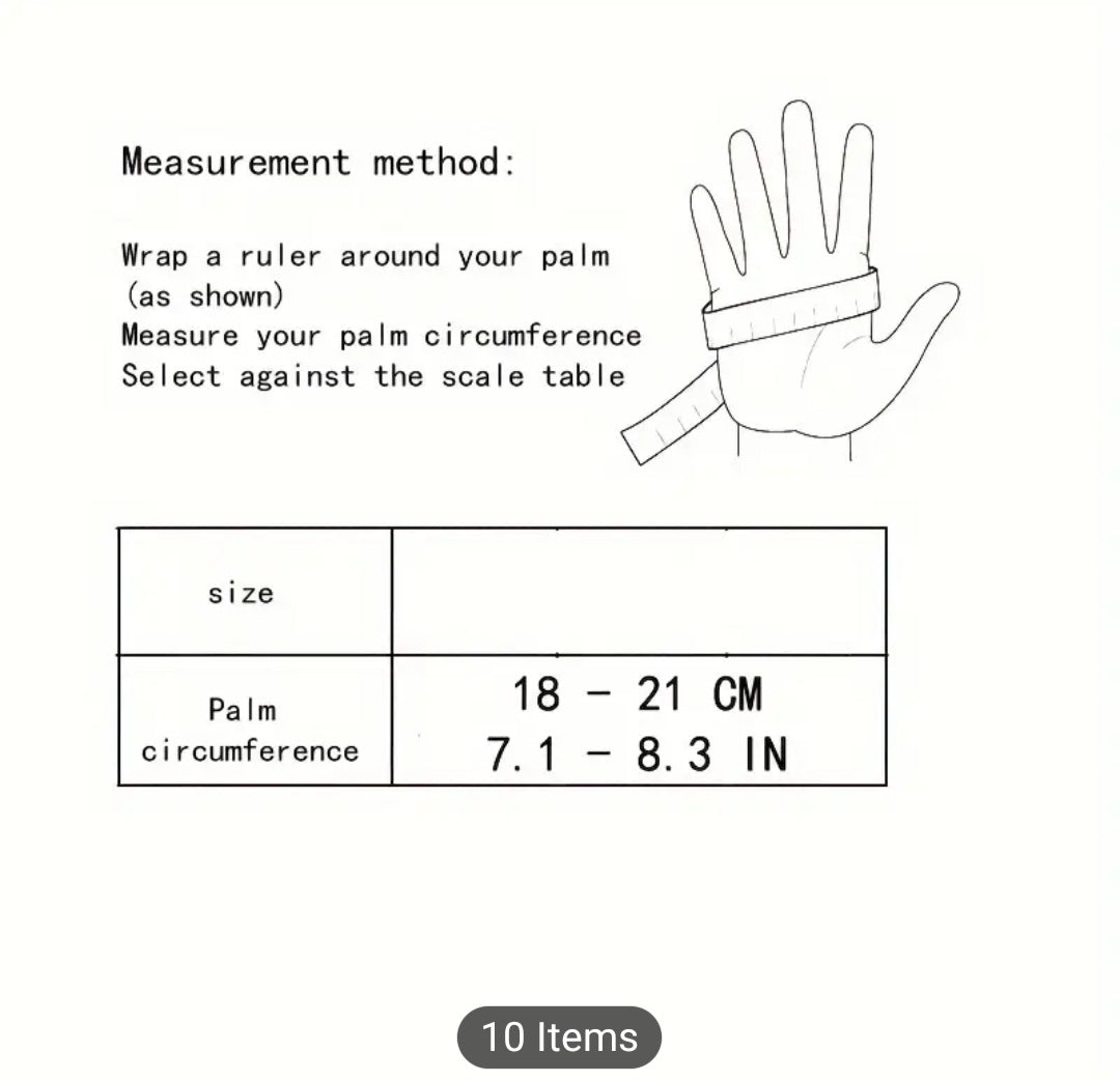 Teen-adult basic riding gloves